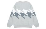 Свитер New Balance Sweatshirt 'Grey White', серый - фото 2