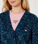 Кардиган женский Tommy Jeans вязаный на пуговицах, мультиколор - фото 4