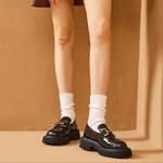 Туфли на платформе женские низкие черные Beau Today - фото 8