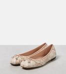 Балетки Elme из твида Jimmy Choo, Rose Mix - фото 4