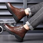 Мужские черные ботинки Martin VANSSI - фото 5