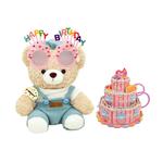 CHUNTUSHU Милый плюшевый мишка Painter Teddy Bear Mocha Bear, высота 28 см - фото 11