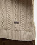 Джемпер Barbour Lowfen Cable-Knit, Stone - фото 5