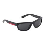 Солнцезащитные очки Linea Rossa PRADA, черный - фото 3