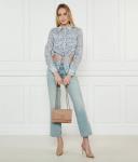 Сумка Guess Giully с цепочкой, бежевый - фото 3