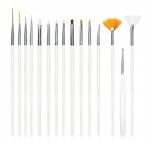 Набор кистей для дизайна ногтей, 15 шт. Deni Carte - фото 2