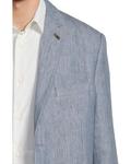 Блейзер Johnston & Murphy Washed Linen Blazer, светло-синий - фото 4