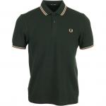 FRED PERRY Зеленая поло мужская - фото