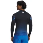 Лонгслив Under Armour Heatgear Sub Crew, синий - фото 2