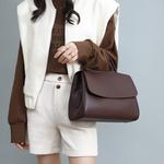 VINEY Кожаная сумка через плечо, Coffee - фото 7