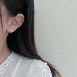 DAISY BEAUTY Серьги-гвоздики "Silver Needle" для женщин - фото 5