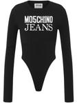 MOSCHINO JEANS боди с логотипом, черный - фото