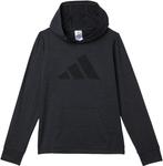 Пуловер adidas Kids All Sport Poly Hooded Pullover, цвет Grey/Black Melange - фото