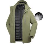 Пуховик унисекс Jeep, хаки - фото 6