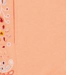 Шорты из хлопкового флиса с вышивкой Chloé, оранжевый - фото 2