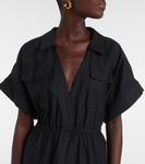 Платье макси из хлопка Adriana Degreas, черный - фото 4