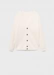 Вязаный кардиган MANGO MAN Hodei, Mottled White - фото 2