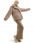 Пальто UGG Gertrude Short Teddy Coat, цвет Putty - фото 3