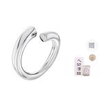 Calvin Klein Серебряное стальное кольцо Women's Silver - фото 3