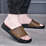 Шлепанцы мужские Luomaike, коричневый - фото 10