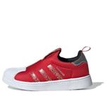 Кроссовки суперзвезда 360 j Adidas, красный - фото