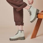 Ботинки Martin Boot женские Gemeiq, хаки - фото 20