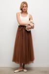 Юбка Answear.Lab, коричневый - фото 2