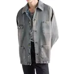 PRADA Куртка с эффектом потертости, Blue - фото 6