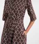 Хлопковое платье-рубашка с принтом Daniel Max Mara, Monogram - фото 5