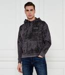 Толстовка мужская Guess Active с принтом, серый - фото