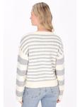 Пуловер usha BLUE LABEL Sweater, цвет Grey Striped - фото 4