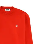 Свитер с круглым вырезом MSGM, красный - фото 2