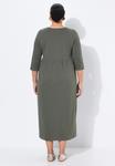 Платье Ulla Popken EMPIRE A-LINE POCKET , Olive/Grey/Olive - фото 3