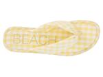 Сандалии Beach by Matisse Gidget Flip Flop, Yellow Gingham Print - фото 7