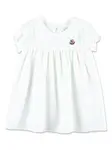 Платье с пуговицами Moncler Enfant, белый - фото
