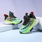 Кроссовки для детей "Дети" Snoopy, черный/зеленый - фото 25