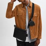 COACH Сумка через плечо Hitch Grain Leather, мужская black - фото 4