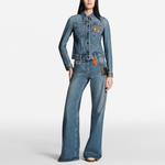 Джинсовая куртка LOUIS VUITTON, синий - фото 7