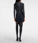 Хлопковый джерси худи Balenciaga, Washed Black - фото 3