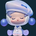 Фигурка Skullpanda Meditator Bubble Cute Particles POP MART - фото 2