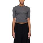 JIL SANDER Свитер женский серый - фото