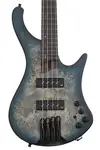 Бас-гитара Ibanez EHB Ergonomic Headless - Cosmic Blue Starburst Flat - фото