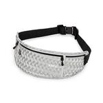 Поясная сумка унисекс Kmv, Водная рябь черная - фото 4