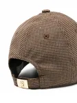 Бейсболка в ломаную клетку SANDRO, коричневый - фото 2
