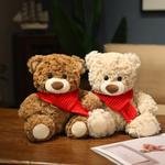 Плюшевая кукла Scarf Teddy высотой 24 см Fluffy bear - фото 11