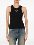 MOSCHINO JEANS топ без рукавов, черный - фото 2