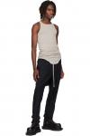 Rick Owens Топ Off-White Temple Basic Rib Tank Top - фото 4