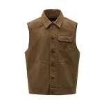 Жилет мужской Lapel CAT, темно-серый - фото 5