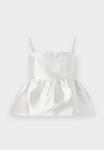 Топ SHINY PEPLUM Gina Tricot, белый - фото 5