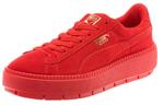 Кроссовки suede platform trace 'valentines day' Puma, красный - фото 3